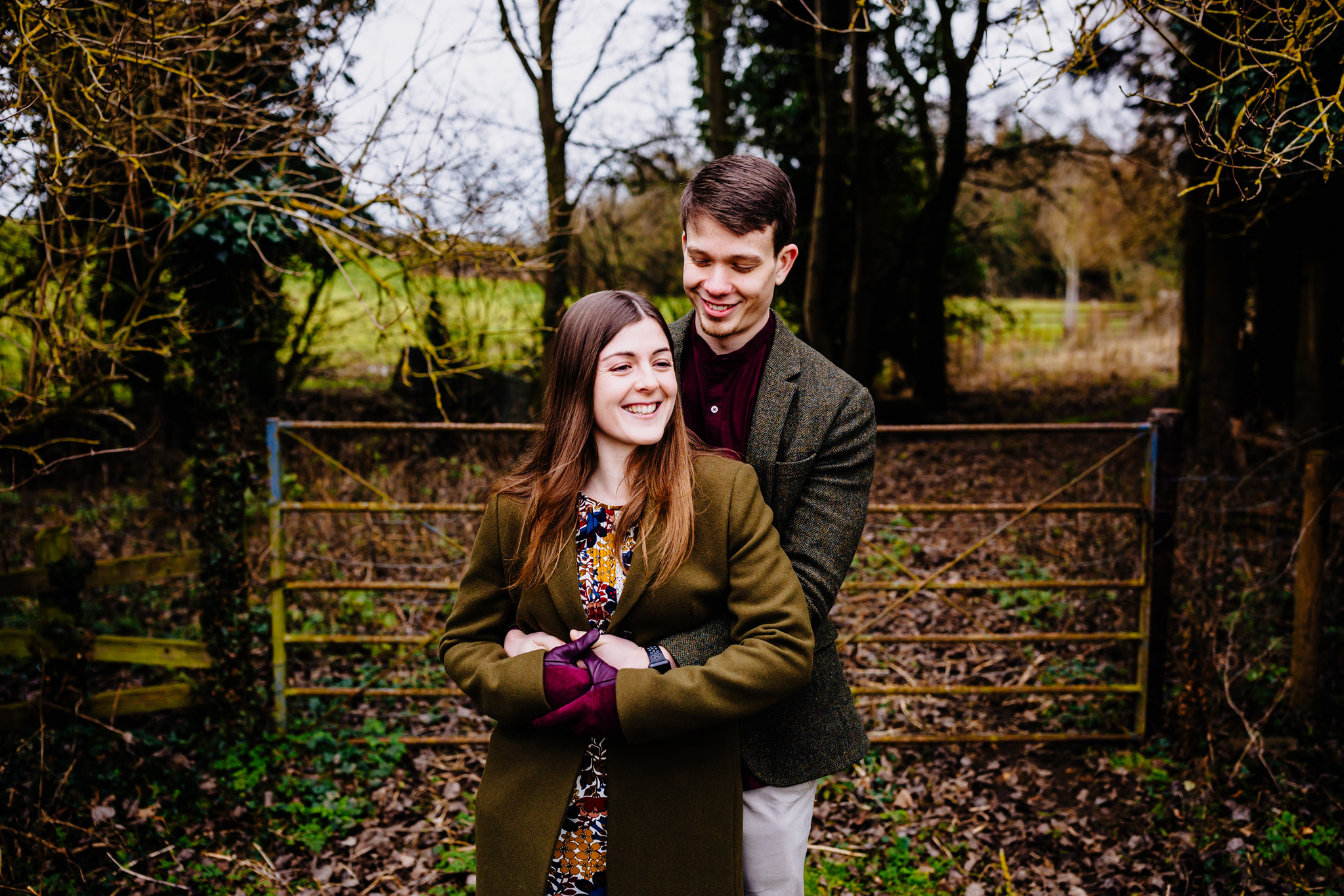 an engagement shoot in Northampton